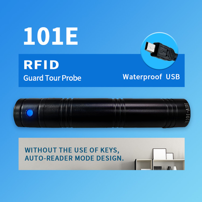 RFID Guard Patrol System Software USB Patrol Wand Reader Watchman Hua-Guard Metal Texture