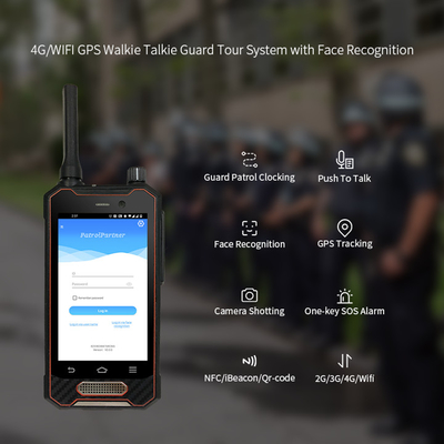 Clock Watchman Security Guard Touring System Software Patrol Android 10 GPS IP68 With Camera