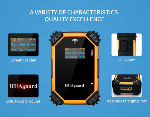 IP68 Digital Guard Tour System Security Protection Equipment Multifunctional