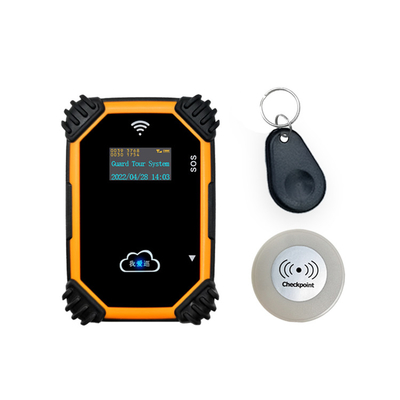 Shockproof Electronic Guard Tour System Realtime 4G Alarm Tracking HUA-K2