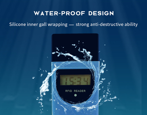 Security Guard Patrol Tracking System Waterproof Anti Destructive Sillicon Wrapping 300g