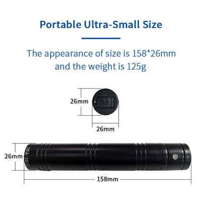 HUA Guard Tour System Checkpoint 125g Patrol Reader Aviation Aluminium Internal Closed Wide