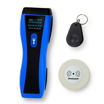 Flashlight Touch Switch RFID Guard Tour System Refillable Suction Charging Interface Audio Mode