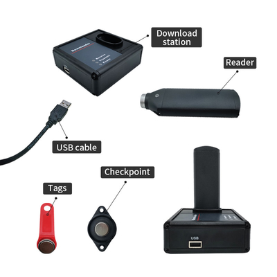 Touch Guard Patrol Monitoring System Alloy Steel 1990A-TM IButton Tags For Hostile Environment
