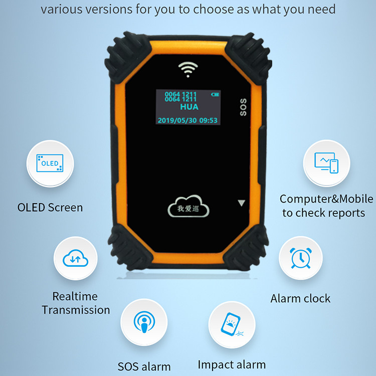 4G GPRS GPS Digital Guard Tour System RFID Waterproof Tracking Security Atttracking