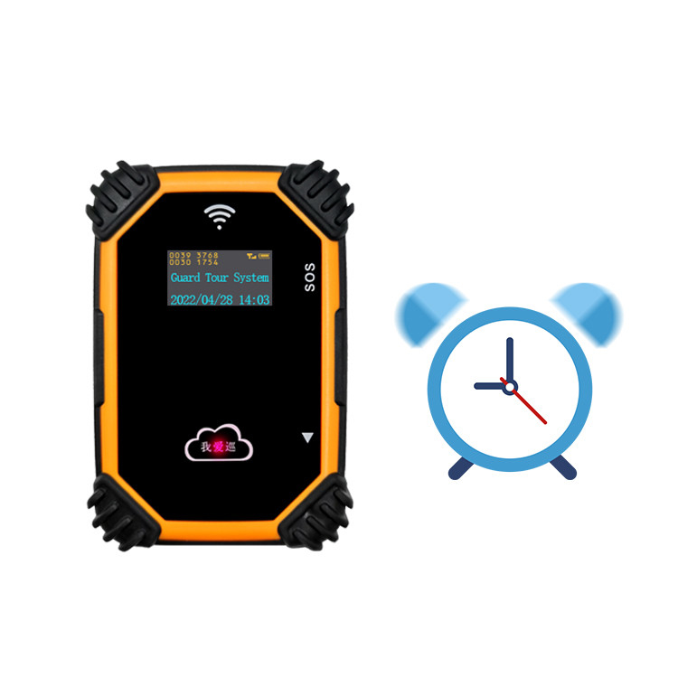 4G GPS Guard Tour System Stick SOS Clock Alarm RFID Realtime Checkpoint 86x57x28mm