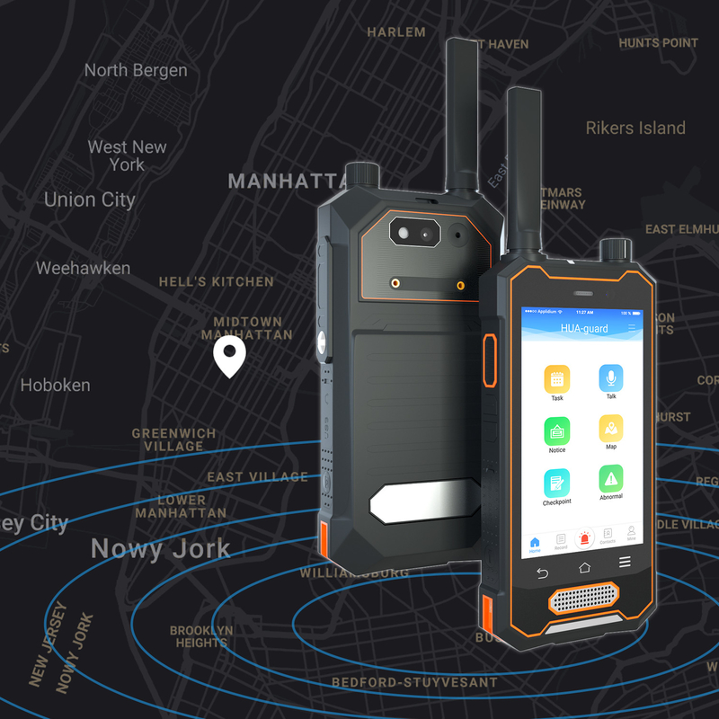 Security Guard Patrol Tracking System Identity Verification Intercom Android 10 Operation 280g